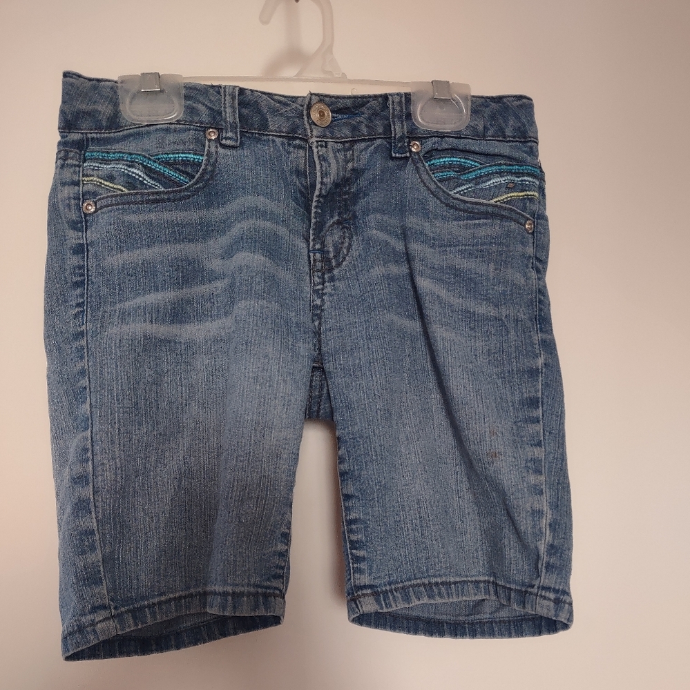 Route 66 Kids Denim Shorts with Blue Accents